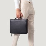 The Eclectic Black Leather Folio Organizer - Image 2