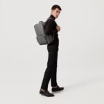 The Philos Grey Leather Backpack - Image 2