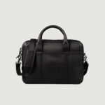 The Captain Black Leather Briefcase