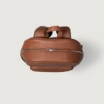 The Philos Brown Leather Backpack - Image 4