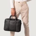 The Captain Black Leather Briefcase - Image 5