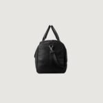 The Darrio Black Leather Duffle Bag - Image 6