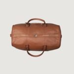 The Darrio Brown Leather Duffle Bag - Image 6