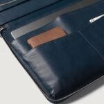 The Eclectic Midnight Blue Leather Folio Organizer - Image 6