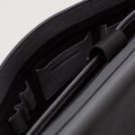 The Carismatico Grey Leather Messenger Bag - Image 7