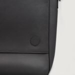 The Carismatico Grey Leather Messenger Bag - Image 8