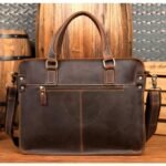THE VIGGO BRIEFCASE GENUINE LEATHER MESSENGER BAG