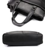 BALDWIN BLACK LEATHER BUSINESS BAG - Image 3