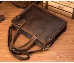 THE VIGGO BRIEFCASE GENUINE LEATHER MESSENGER BAG - Image 2