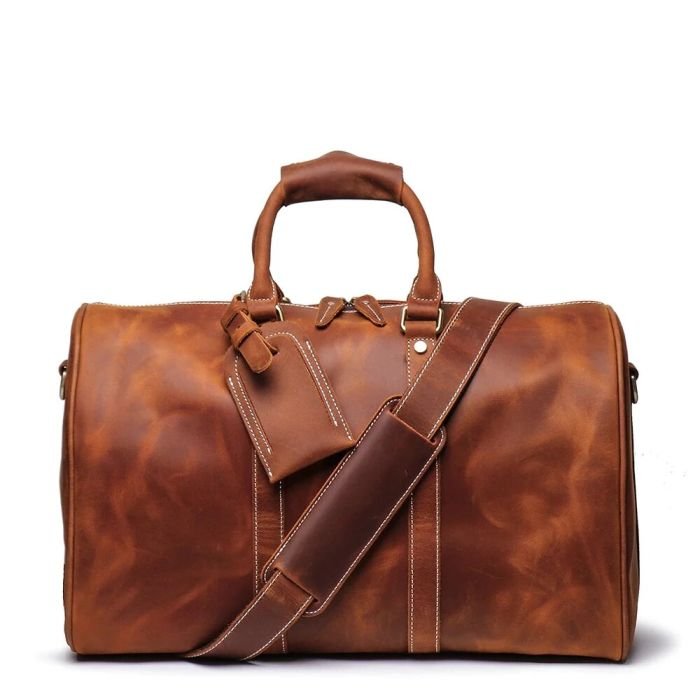 1_3__20_0ca7de8c-e4bd-41a6-b01c-ced841f312c5 THE BRANDT WEEKENDER SMALL LEATHER DUFFLE BAG - Image 1