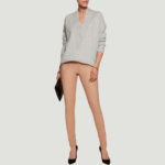 SALISA CAMEL LEATHER PANTS