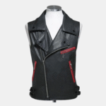 Mens Sleeveless Genuine Leather Vest