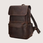 The Helka Backpack Genuine Vintage Leather Backpack - Image 2