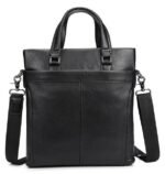 BALDWIN BLACK LEATHER BUSINESS BAG - Image 2