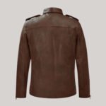 Rutland Spanish Brown Riding Leather Jacket - Image 2