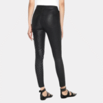 BLACK FAUX SKINNY LEATHER PANTS - Image 2