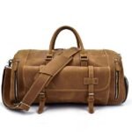 THE BARD WEEKENDER HANDMADE LEATHER DUFFLE BAG - Image 3