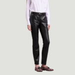 VERONICA BEARD LEATHER PANTS - Image 2