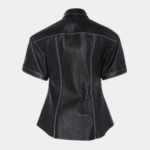 Leather Shirt Half Sleeves - Image 2