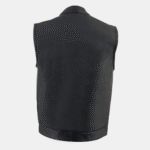Dual Closure Open Neck Motorcycle Rider Vest - Image 2