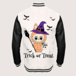 Labubu Halloween Trick or Treat Varsity Jacket - Image 2