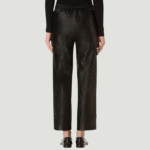 GANNI WOMEN LEATHER PANTS - Image 2