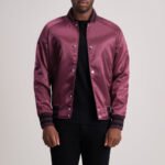 Xander Maroon Varsity Jacket - Image 5