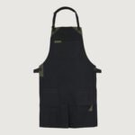 The Warwickshire Black Canvas Fabric Hairstylist Apron