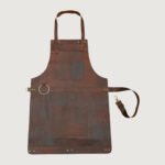 The Northumberland Dark Brown Leather Apron - Image 2