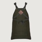 The West Yorkshire Olive Green Canvas Apron - Image 2