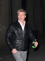 Brad Pitt Leather Jacket - Image 3