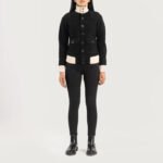 Sasha A1 Black Suede Bomber Jacket - Image 6