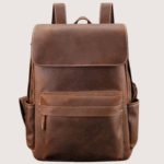 The Helka Backpack Genuine Vintage Leather Backpack - Image 3