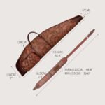 Leather Rifle Case with Ammo Holder & Shoulder Strap - Image 4