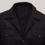 Leather Trucker Jacket - Image 4