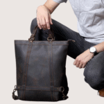 The Icarus Handmade Vintage Leather Backpack - Image 4