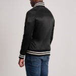 Xander Black Varsity Jacket - Image 2