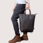 The Icarus Handmade Vintage Leather Backpack - Image 5