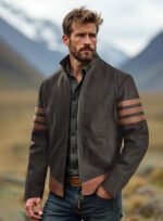X - Men Origins Wolverine Leather Jacket - Image 6