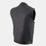 Dual Closure Open Neck Motorcycle Rider Vest - Image 5