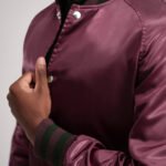 Xander Maroon Varsity Jacket - Image 4