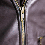 Charlotte Burnt Charcoal Leather Jacket - Image 7