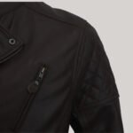 Blackout Luxe Leather Jacket - Image 7
