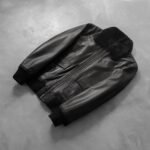 Airin G-1 Black Leather Bomber Jacket - Image 7