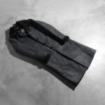 Alina Shearling Black Leather Coat - Image 7