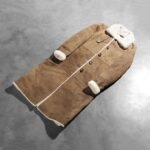 Alina Shearling Brown Leather Coat - Image 8