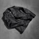Allaric Alley Distressed Black Leather Biker Jacket - Image 7