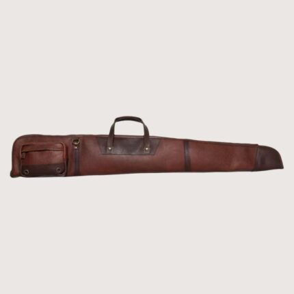 Double-Wrapped Leather Shotgun Case