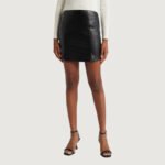Faux Leather Luxe Mini Skirt