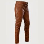 Cognac Jim Morrison Leather Pant - Image 2